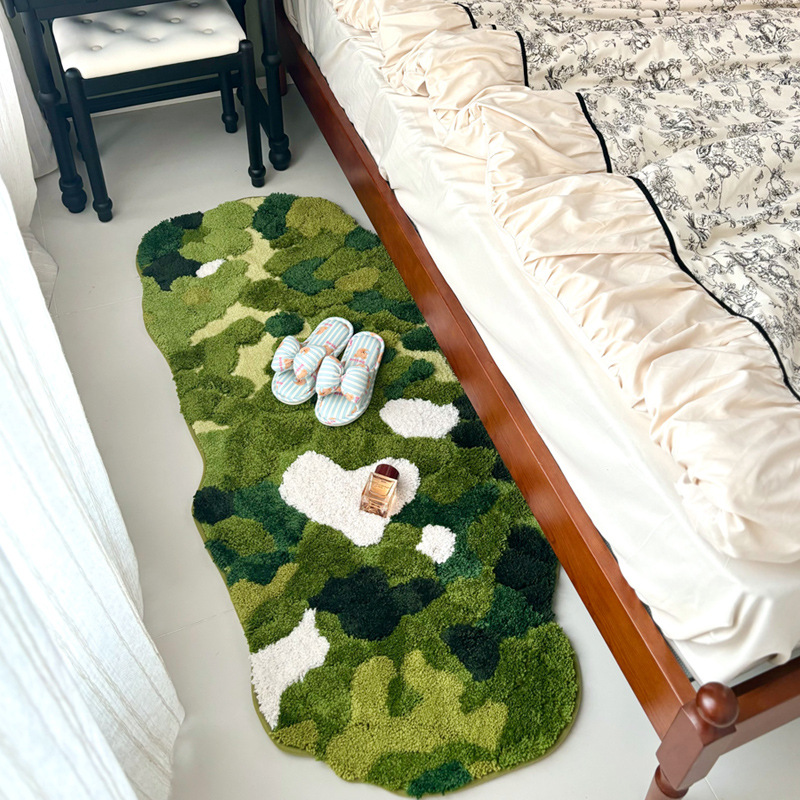 Preserved Moss Sheet - Fluffy Tufted Forest Moss Carpet Bedroom