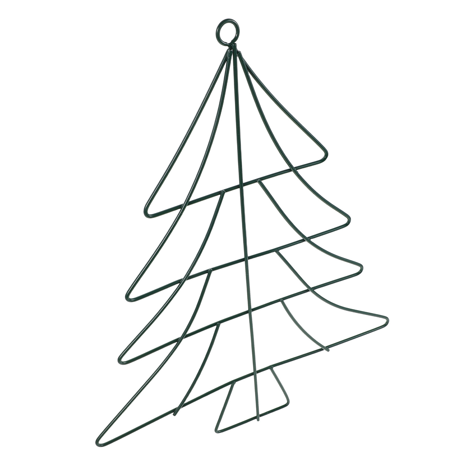 Wreath Form Wire - Christmas Tree Shaped Metal Wreath Frame