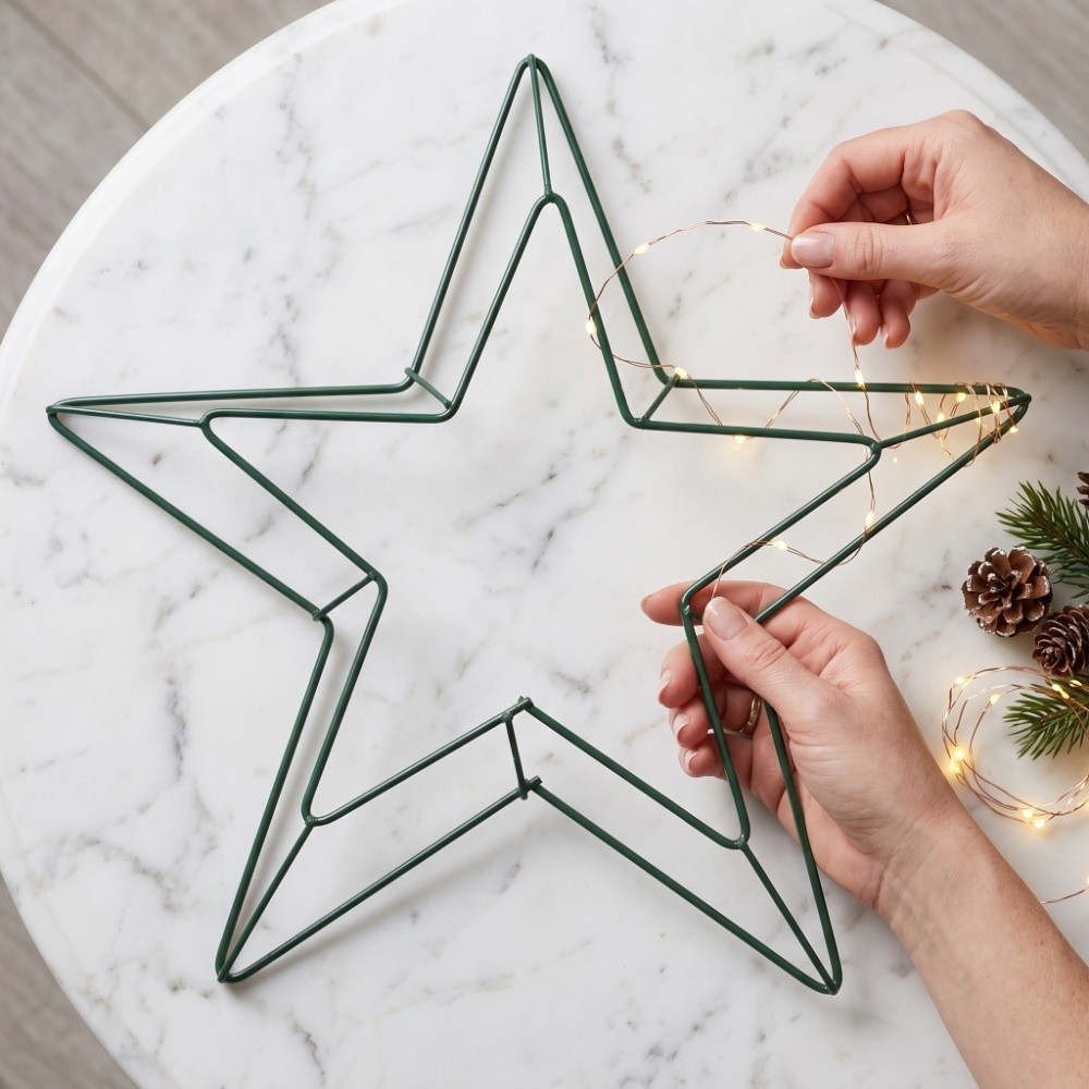 Personalizable Metal Wire Star - Wreath Form Wire avis et prix