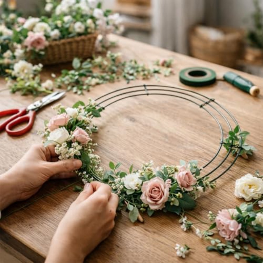 Pack Wire Wreath Frame Metal W - Wreath Form Wire avis et prix