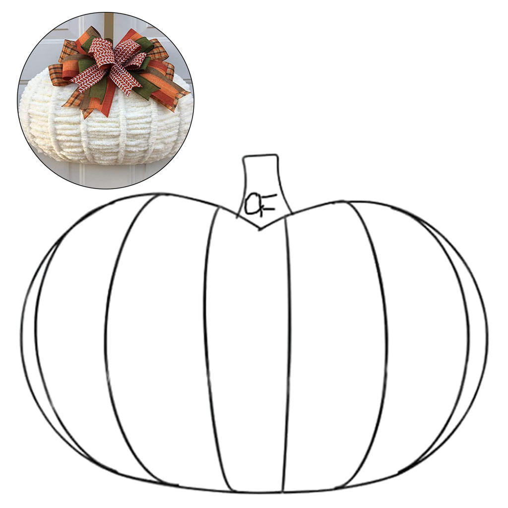Wire Wreath Frame Metal Pumpki - Wreath Form Wire avis et prix