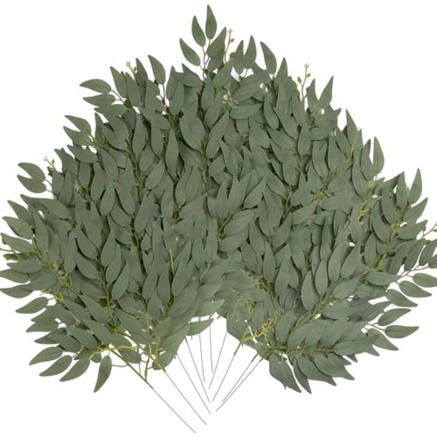 36pcs Artificial Italian Ruscu - Ruscus Stem Faux avis et prix