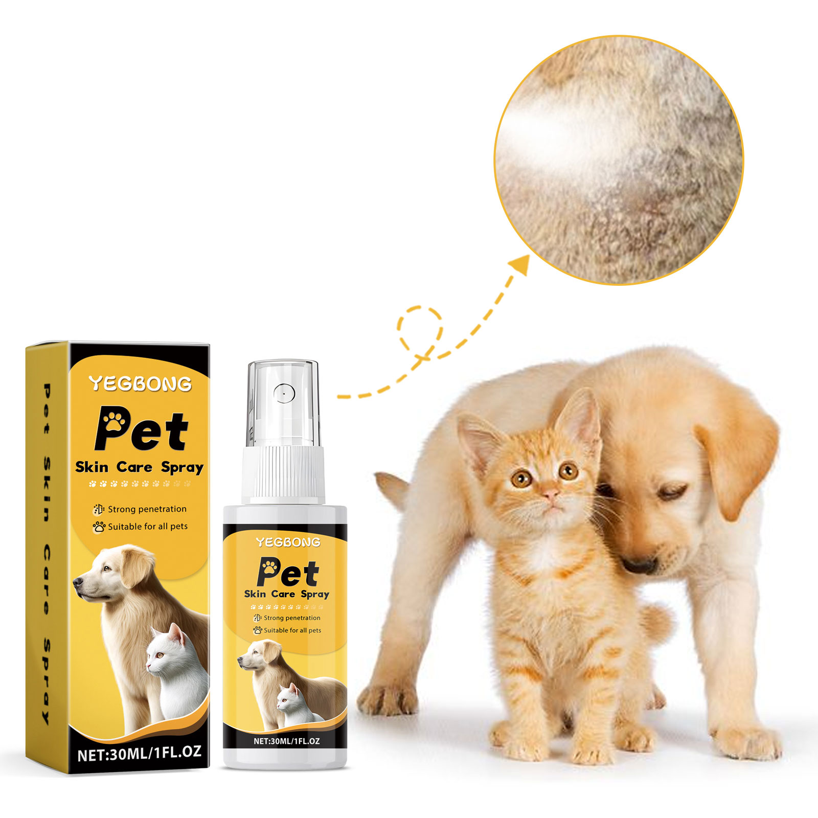 Pet Skin Care Spray Cat Dog Mo - Preserved Moss Sheet avis et prix