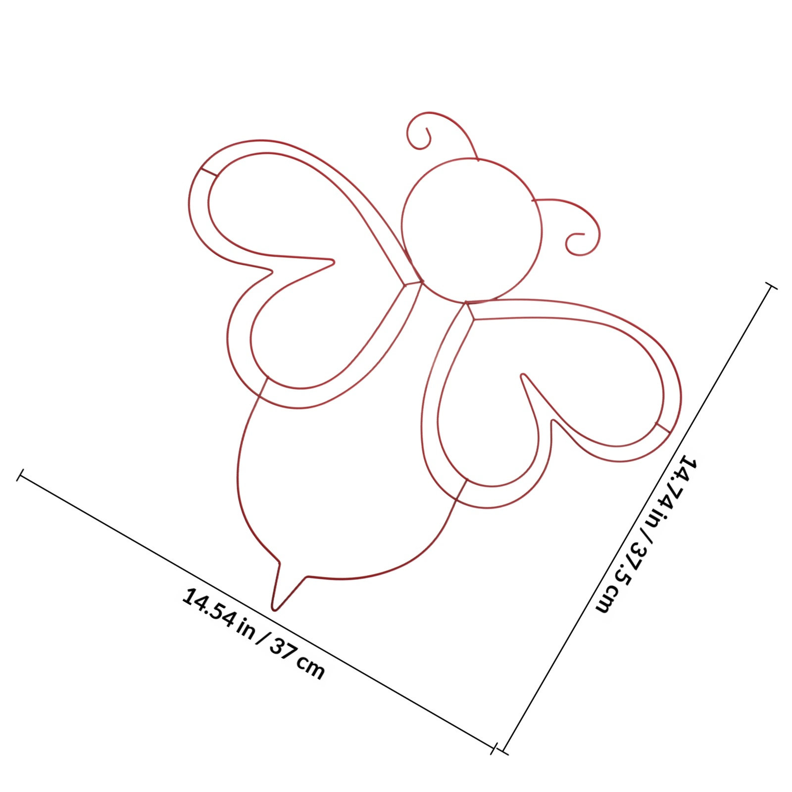 Bee Metal Wreath Frame Sturdy  - Wreath Form Wire avis et prix