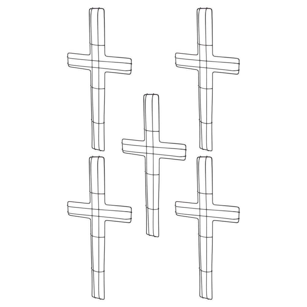 5Pcs Floral Wreath Iron Frame  - Wreath Form Wire avis et prix