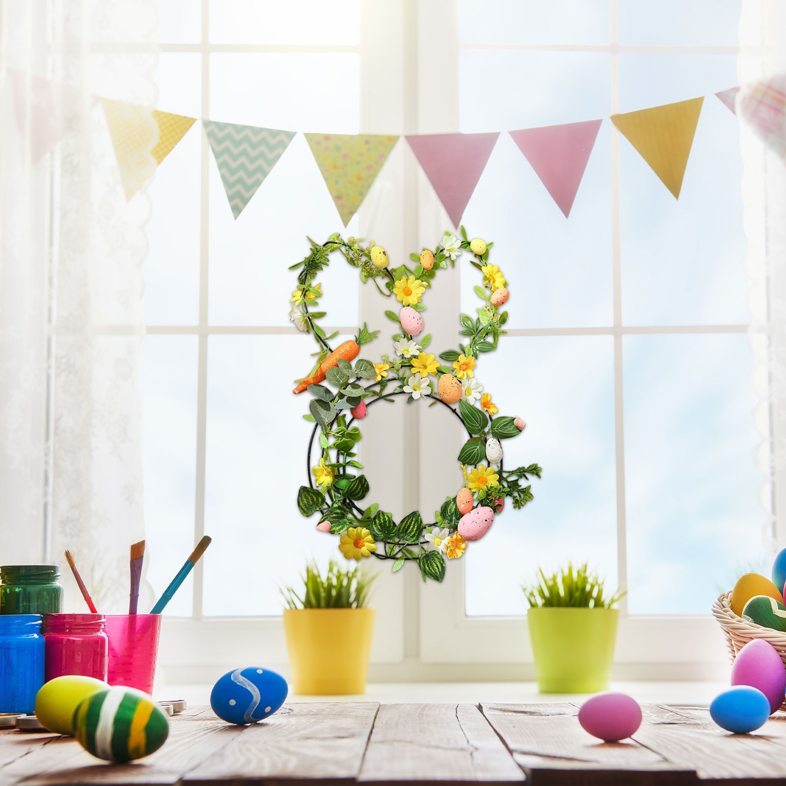 Easter Bunny Shaped Wire Wreat - Wreath Form Wire avis et prix