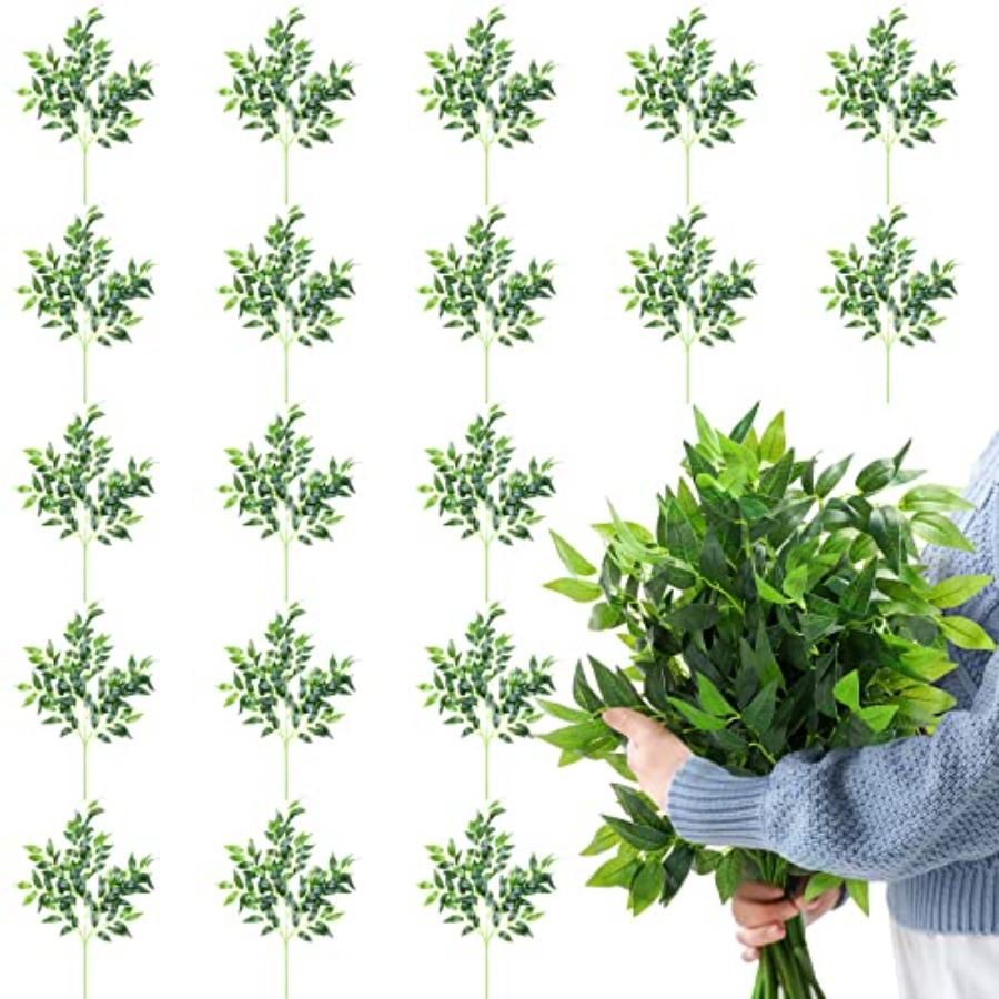 Pcs Artificial Italian Ruscus  - Ruscus Stem Faux avis et prix