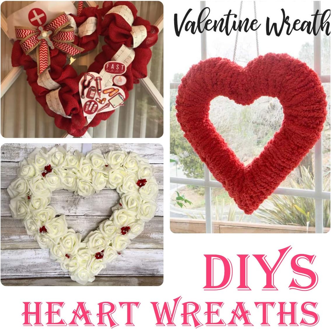 3 Pack Premium Metal Heart  Fo - Wreath Form Wire avis et prix