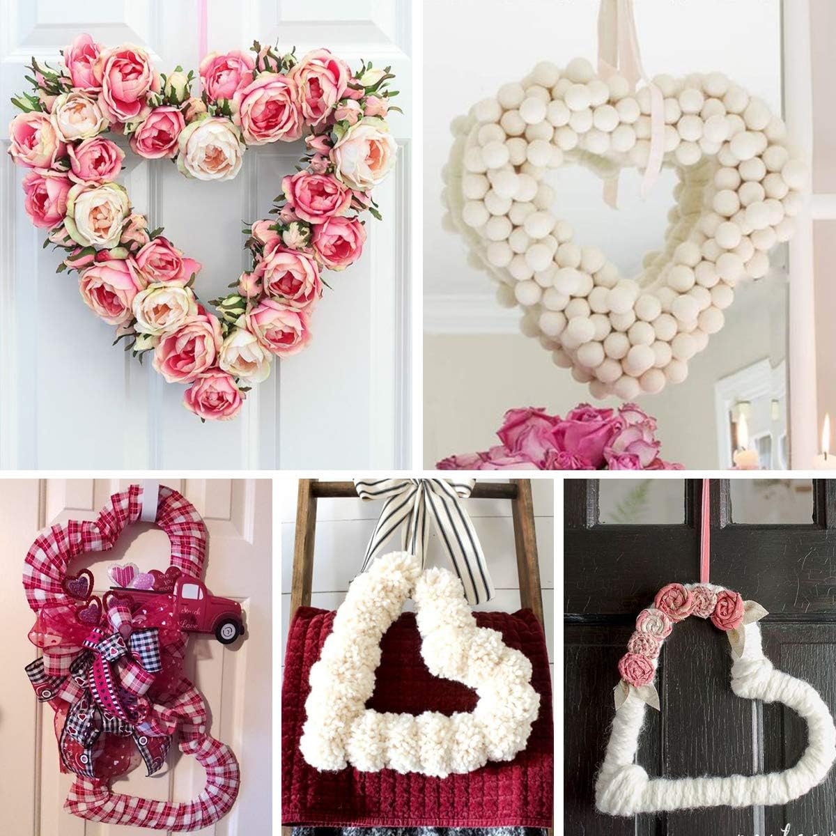 3 Pack Premium Metal Heart  Fo - Wreath Form Wire avis et prix