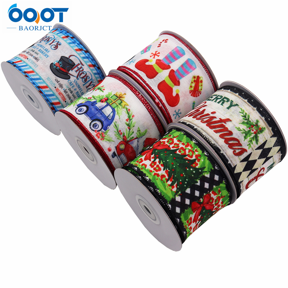 Christmas Wired Edge Ribbons 2 - Wreath Form Wire avis et prix