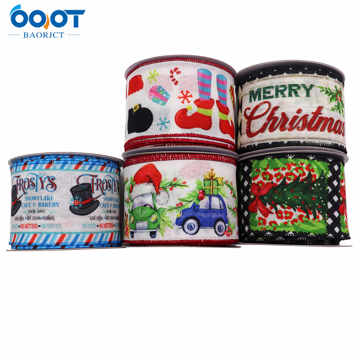 Christmas Wired Edge Ribbons 2 - Wreath Form Wire avis et prix