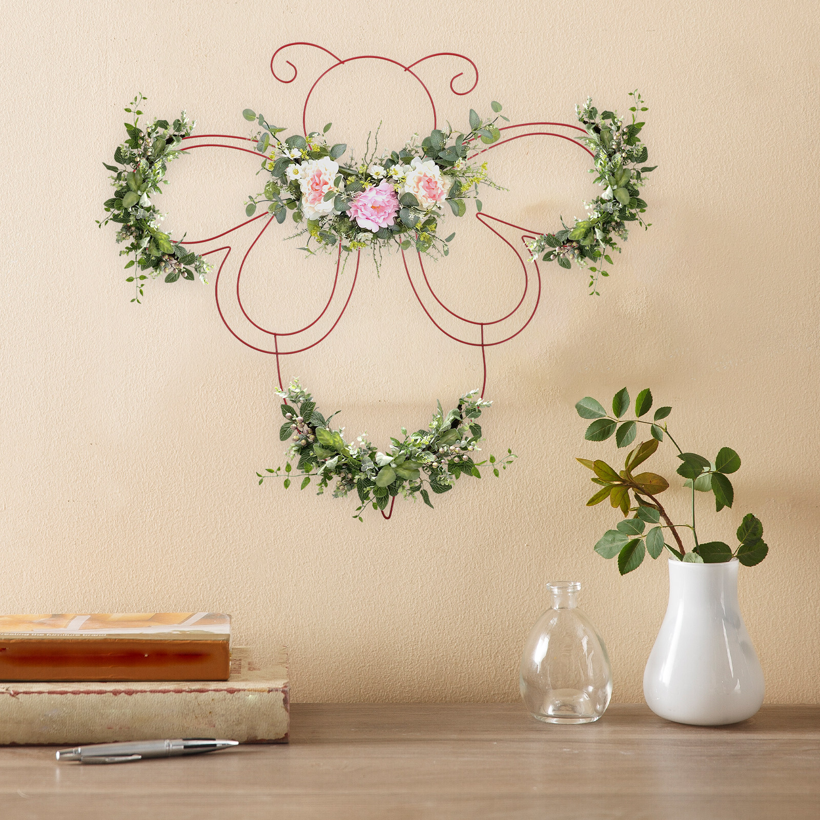 Bee Flower Wreath Metal Frame  - Wreath Form Wire avis et prix