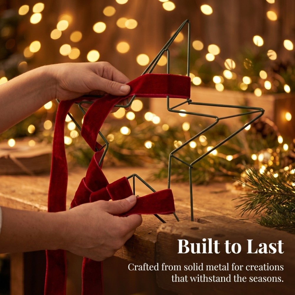 Festive Hanging Metal Wire Sta - Wreath Form Wire avis et prix