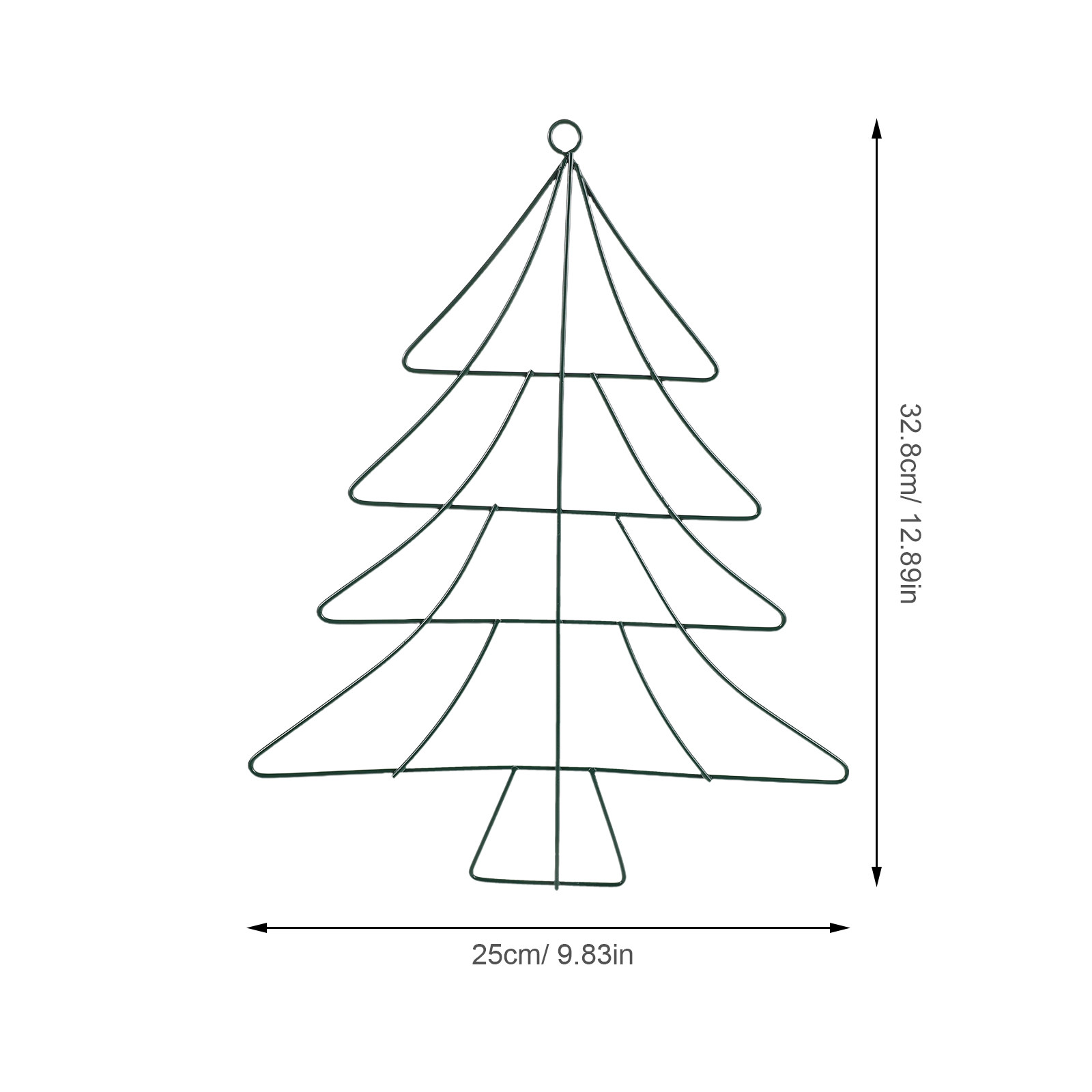 Christmas Tree Shaped Metal Wr - Wreath Form Wire avis et prix