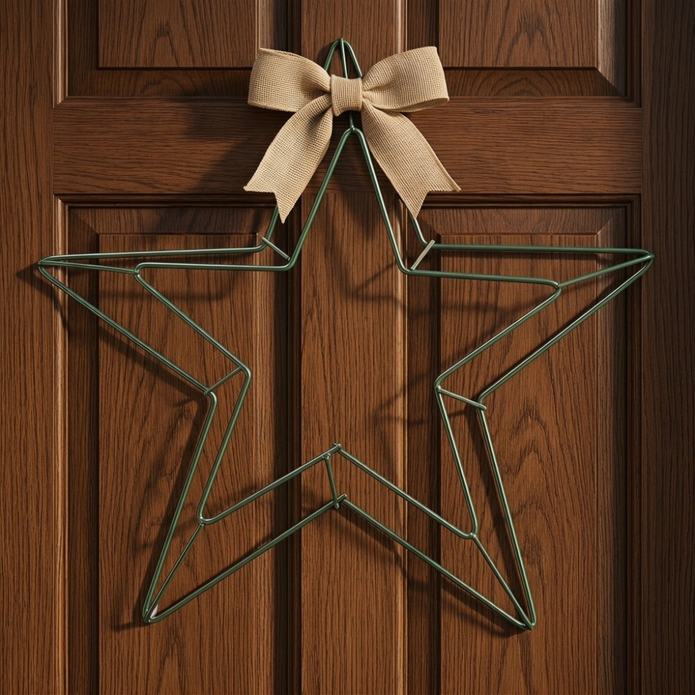 Festive Hanging Metal Wire Sta - Wreath Form Wire avis et prix