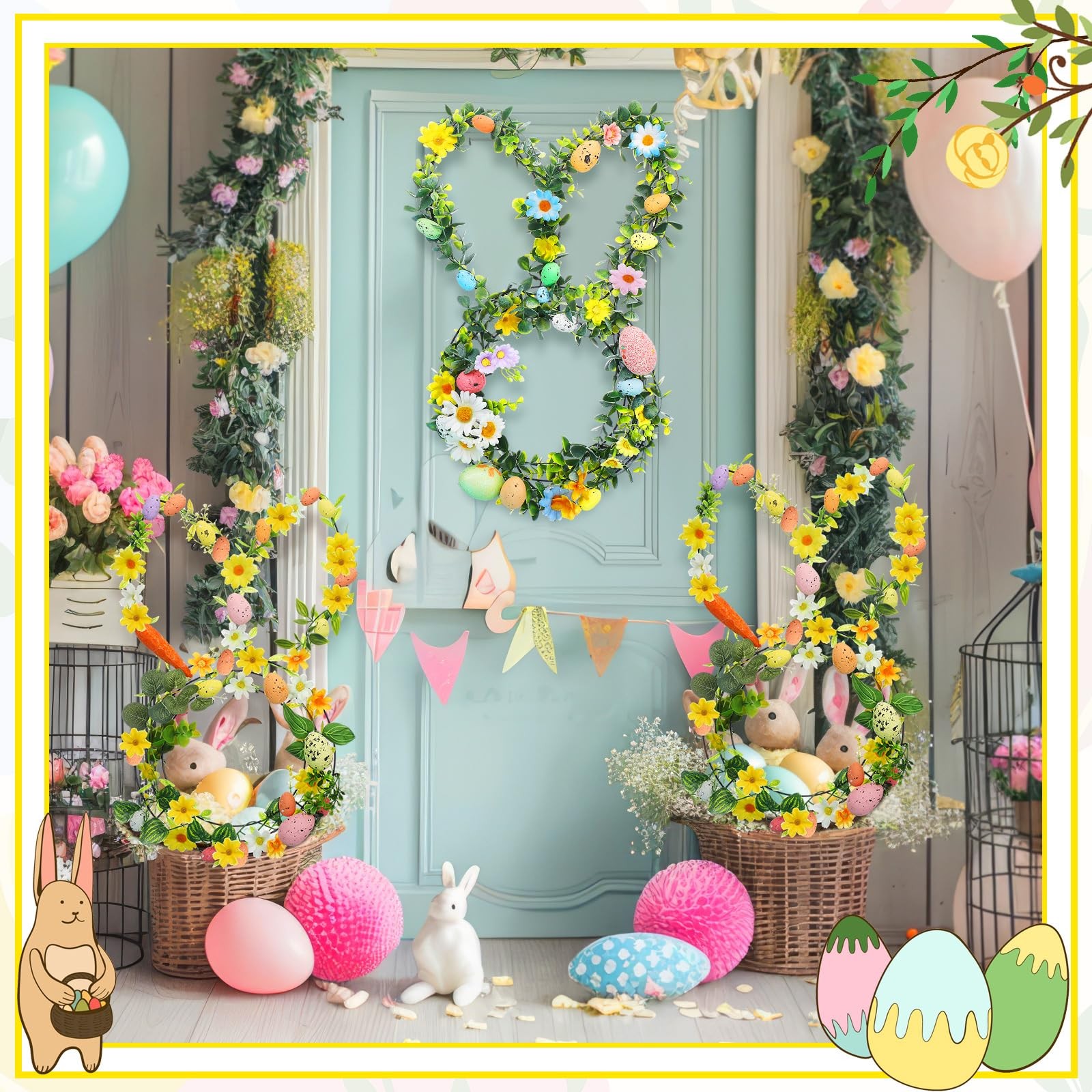 Easter Bunny Shaped Wire Wreat - Wreath Form Wire avis et prix