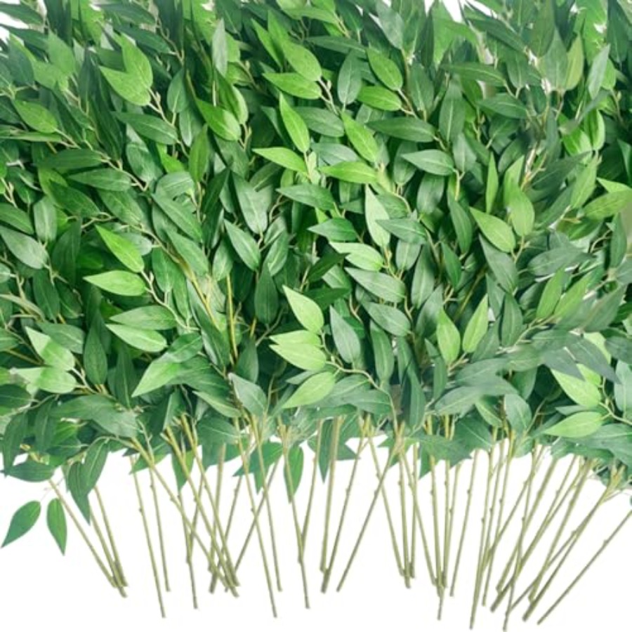 40 Artificial Italian Ruscus G - Ruscus Stem Faux avis et prix