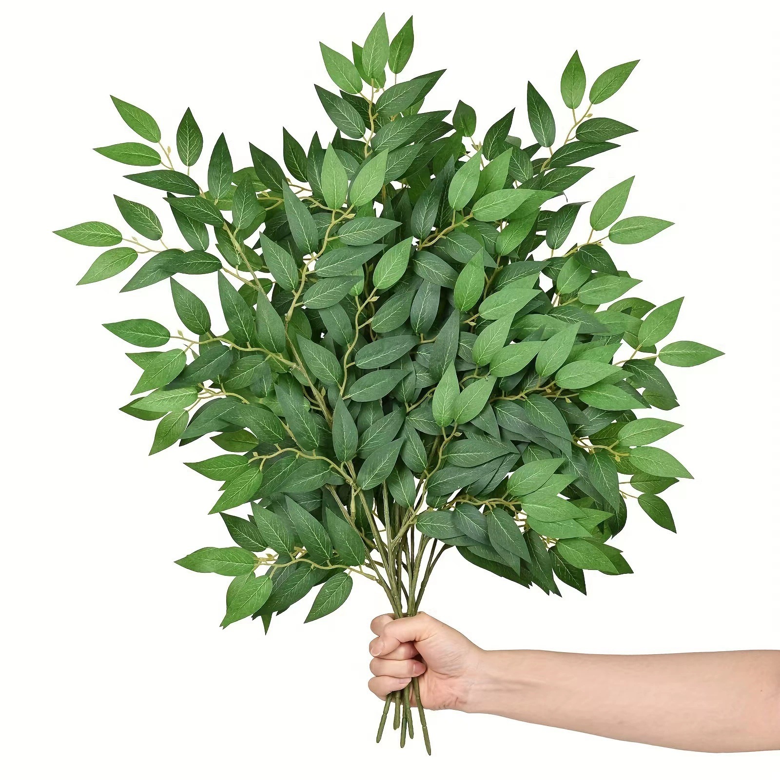 10pcs Artificial Plants Italia - Ruscus Stem Faux avis et prix